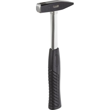 RUTHE Schlosserhammer 300g Deutsche Form mit Stahlrohrstiel (1/4)