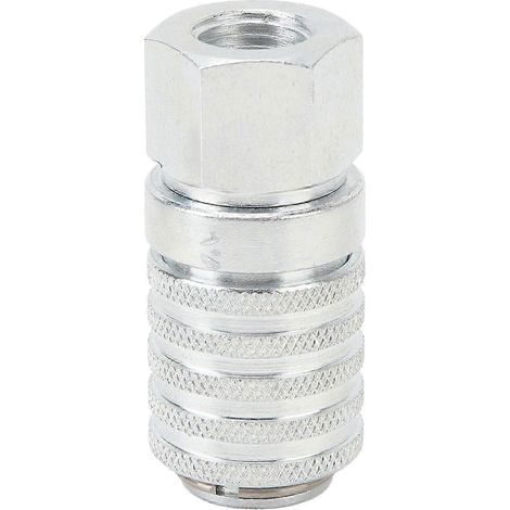 Raccord rapide en acier inoxydable PD242, filetage 1/4 po 18NPTF, résistant aux chocs et antirouille, pour système SensoControl de Parker. (1/5)