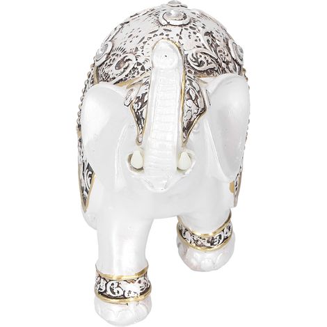 Statue d'éléphant en résine Feng Shui, figurine porte-bonheur, artisanat, décoration pour la maison ou le bureau, style GiftB (1/5)