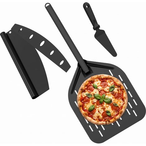 Pelle à pizza perforée - 30,5 cm - Pour retourner et transporter la pizza (1/5)