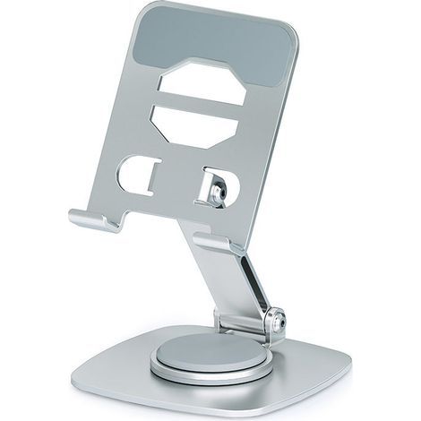 Portant téléphone de voiture de base stable, Portant tablette réglable en hauteur, Portant téléphone à rotation libre à 360 °, Portant téléphone universel pour tous les téléphones et tablettes