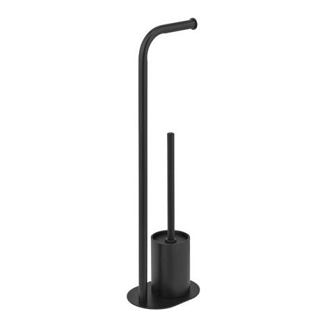Porte-papier toilette et brosse WC LEVANTE, 2 en 1 (1/5)