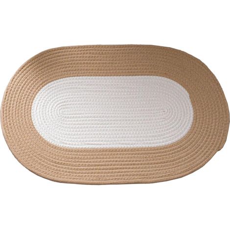 Sollbry Alfombra de baño extra suave y absorbente, antideslizante, multiusos, para el suelo del baño y la ducha (blanca, 70 x 40 cm) (1/4)