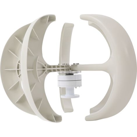 Turbine éolienne 600 W 24 V Lantern vertical Turbine éolienne + contrleur en fibre de nylon blanc (1/5)