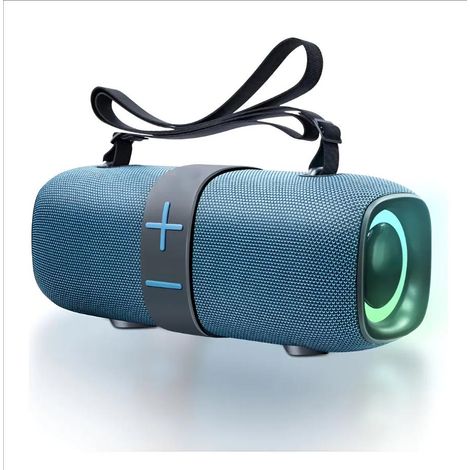 Enceinte Bluetooth avec éclairage RGB dynamique, technologie TWS (True Wireless Bluetooth) et capacité d'appel HD. (1/3)
