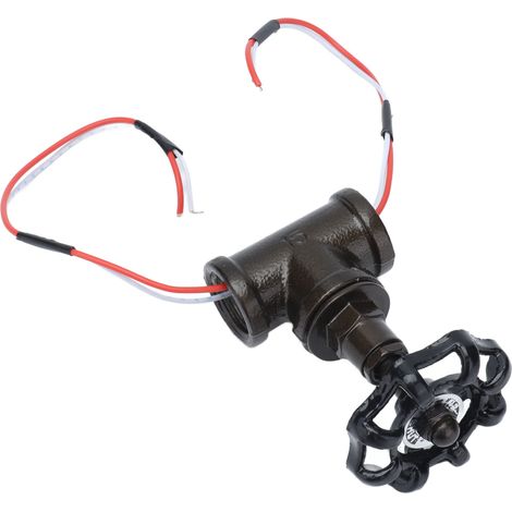 Interrupteur G1/2 style industriel rétro steampunk, accessoire pour lampe de table, tuyau de plomberie robotique, 12 V/120 V, bronze (1/5)