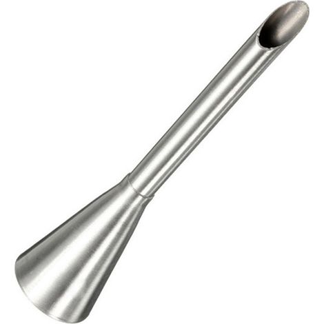 Embout de seringue à pâtisserie en acier inoxydable avec bec verseur pour cupcakes et gâteaux. (1/5)