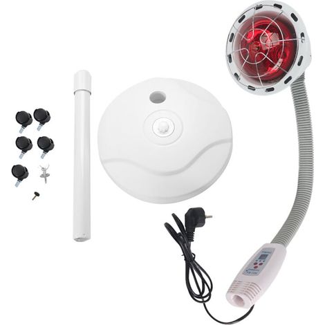 275W Infrared Heat Lamp, Adjustable Temperature Infrared Heating Therapy Lamp Removable Heat Lamp, for Fast Muscle Pain Relief MUMU (1/4)