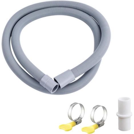 Tuyau d'évacuation d'eau - Universel - Tuyau Lave-Linge - Diamètre intérieur 20 mm - Débit en L/min 32 (1/4)