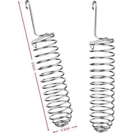 mangeoires en acier inoxydable pour perruches, jouets pour oiseaux, cage à oiseaux, porte-fruits et légumes (1/3)