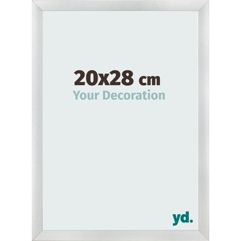 yd. - Cadre photo 20x28 - Argent Mat - MDF - Pisa (1/5)