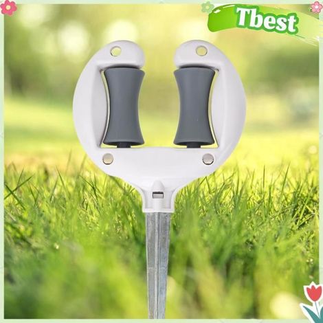 Tbest Support de Tuyau de Jardin 27cm, Guide de Tuyau Flexible, Support Durable pour Jardin et Pelouse (1/5)
