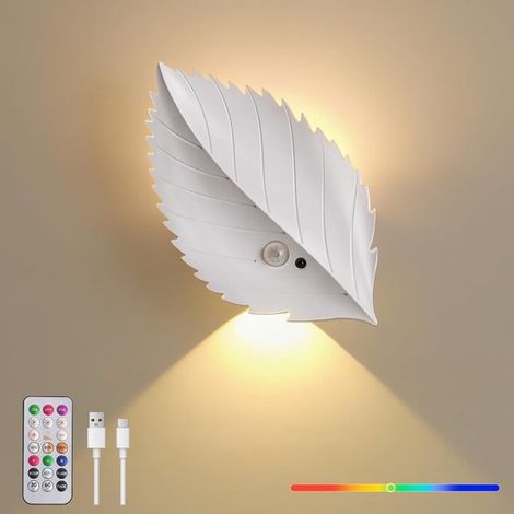 Applique murale LED – 10 couleurs RGB – Capteur de mouvement – Sans fil – Couloir, salon, escalier (1/5)
