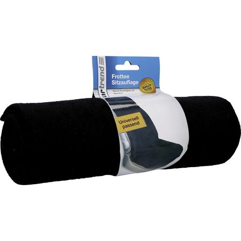 Frottee Sport Sitzauflage schwarz (1/4)