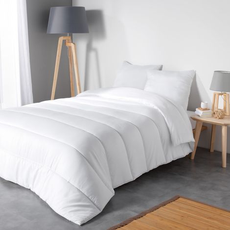 Couette chaude 2 personnes 260 x 240 cm 400 gr polyester anti acarien premium (1/2)
