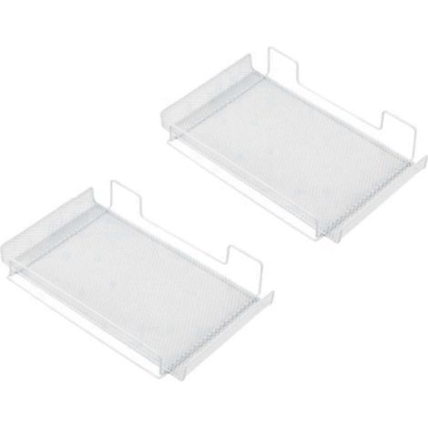 Support mural pour routeur, sans perçage, pour ranger décodeur TV ou routeur, style japonais, blanc. (1/5)