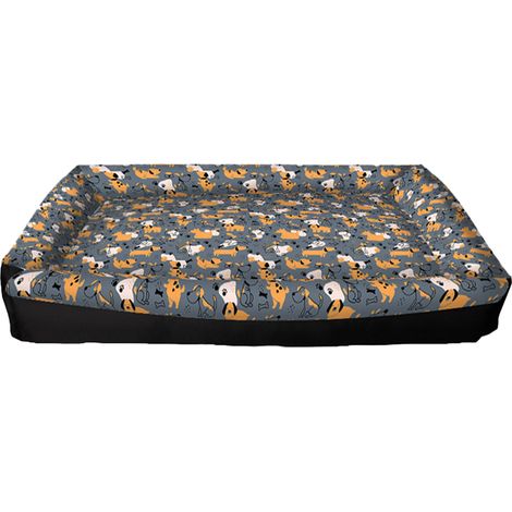 Hundebett-Set „Grey Dogs XL“ (85 x 55 cm) (1/3)