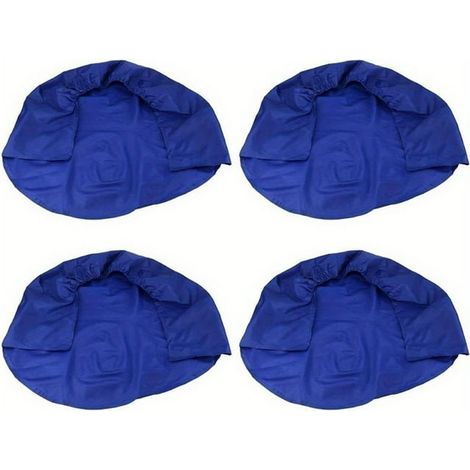 Lot de 4 housses de roue 32 pouces pour camping-car, camion, caravane, protection anti-UV, pneu bleu, couvre-pneu robuste et étanche (1/4)