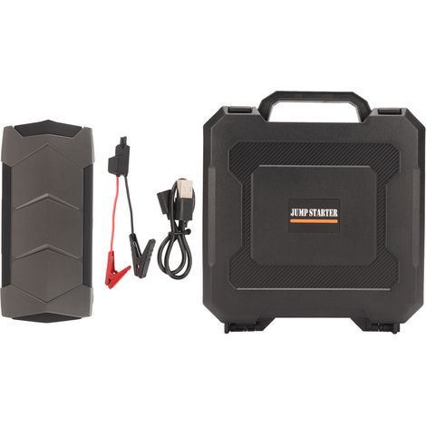 Démarreur de voiture portable 800A 10800mAh 12V avec lampe LED et batterie d'urgence pour moteurs essence 7.2L et diesel 5.5L (1/5)
