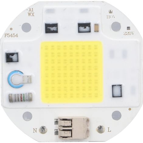 Puces LED COB haute puissance, sans soudure et sans pilote, LED COB haute luminosité pour éclairage DIY, 70 W blanc froid. (1/5)