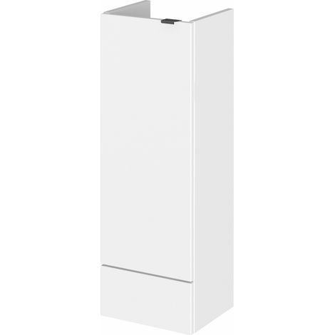 Hudson Reed Fusion Compact Gloss White 300mm Single Door Storage Unit - OFF181 (1/5)
