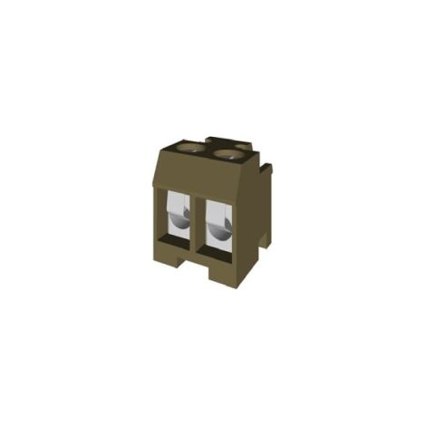ASCOM NICT-2BA/1A 2-position plug-in connector for nurse call power supply.