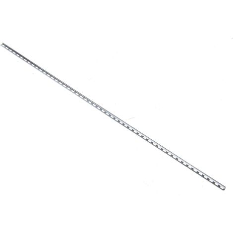 Rail DIN RS PRO 1m x 15mm x 5.5mm, Fendu, Mini rail oméga en Acier ( Prix pour Paquet de 5 )