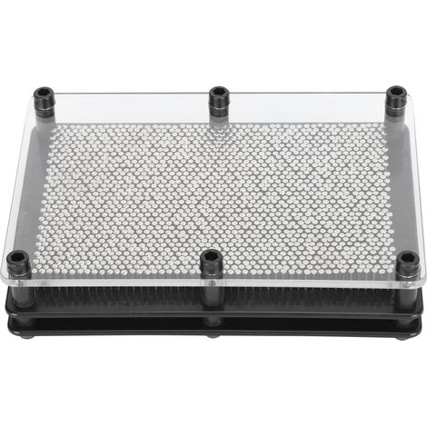 Pin Art Toy 3D Metal Board Hand Print Model Cloning Changeable Kids Creative Gift (1/5)