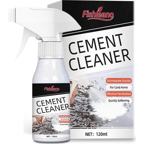FISHLEANO Cement Cleaner, Tile and Window Cleaner, Limescale Remover, Powerful Concrete Remover (1/5)