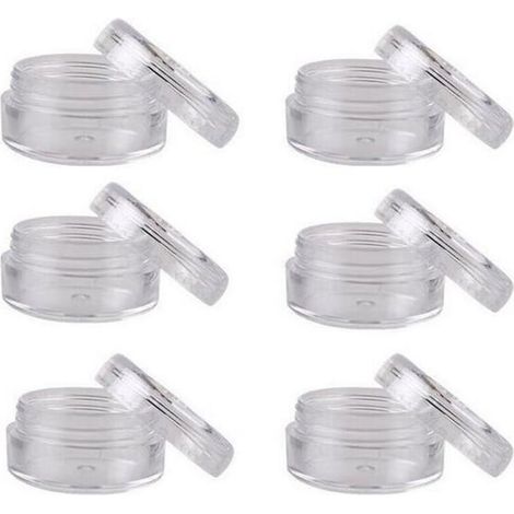 12PCS 0.35Oz 10ML Vide Vide Contenant cosmétique en Plastique réutilisable Pot Pot Case Voyage Bouteille boîte avec Couvercle (1/4)