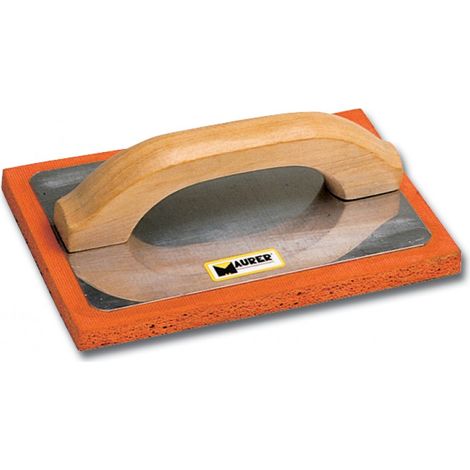 FRATTONE ALLUMINIO M/LEGNO 220X140MM SPUGNA 20MM ARANCIO