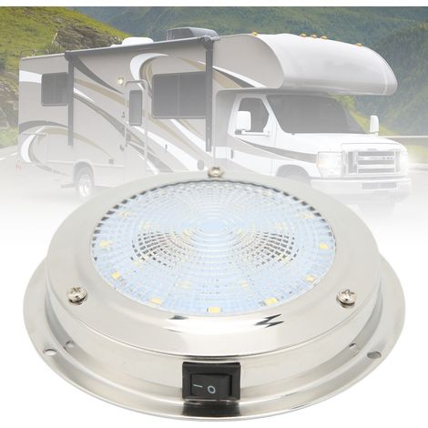 4-Zoll-LED-Deckenleuchte aus Edelstahl 316 für Boote/Wohnmobile (IH-CL-J107), 12–24 V Gleichstrom (1/5)