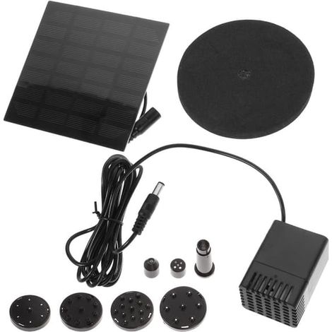 Fontaine solaire à 4 buses (11 cm) (1/4)