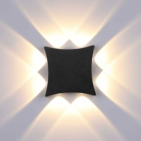 Applique Murale Extérieure LED Éclairage Jardin Terrasse Clôture Couloir Chambre (1/4)