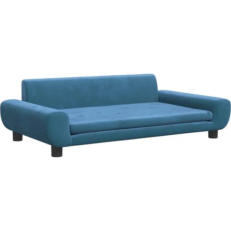 Canapé pour enfants,Sofa pour Salon,Banquette bleu 100x54x33 cm velours CFW360488 (1/5)