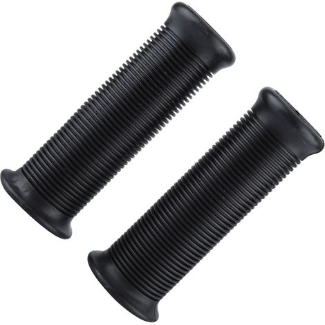 Paire de poignées de guidon moto vintage 22mm 7/8 pouce, TPU noir, universel (1/3)