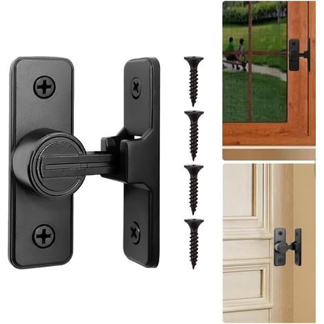 Serrure de porte grange pour portail, outil coulissant (1/5)