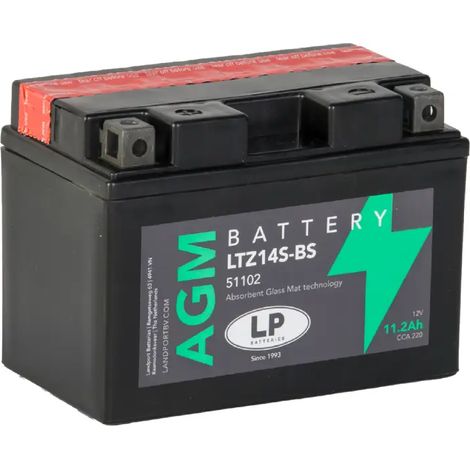 Batería de Moto 11,2Ah 12V LP LTZ14S-BS (1/2)