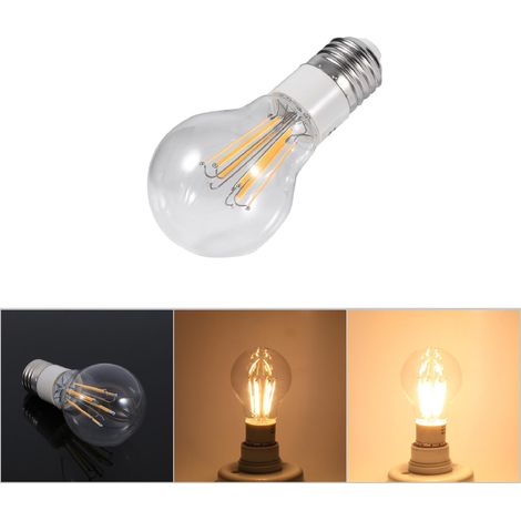 E27 12V COB LED-Glühbirne, nicht dimmbar, 360° Abstrahlwinkel, 6W, Warmweiß, hohe Helligkeit, energiesparend, lange Lebensdauer, Gehäuse aus Polycarbonat-Aluminium (1/5)