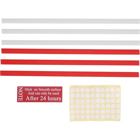 Support Capsules Café PVC Adhésif Mural Sous Placard Vertical Horizontal 3 Blancs + 3 Rouges (1/5)
