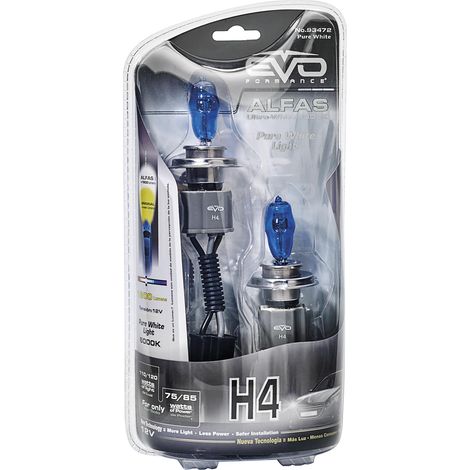 2 Ampoules H4 Alfas Maximum Intensity 6000K 7585W 110-120W - EvoFormance