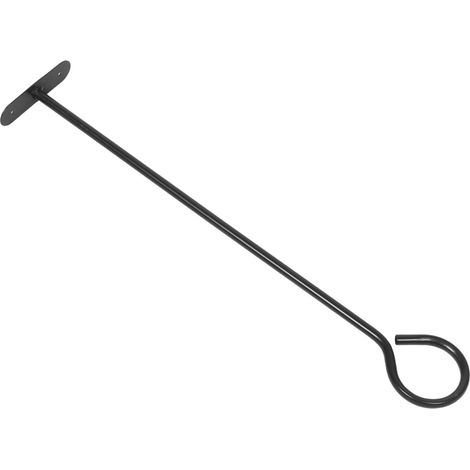 Manche de rechange en métal pour brosse cheminée, avec une portée (1/5)