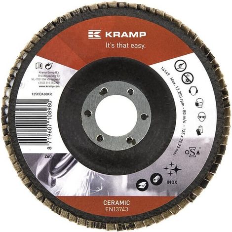 Disco l谩minas cer谩m. 125mm K60 UNIVERSAL 125CEK60KR (1/2)