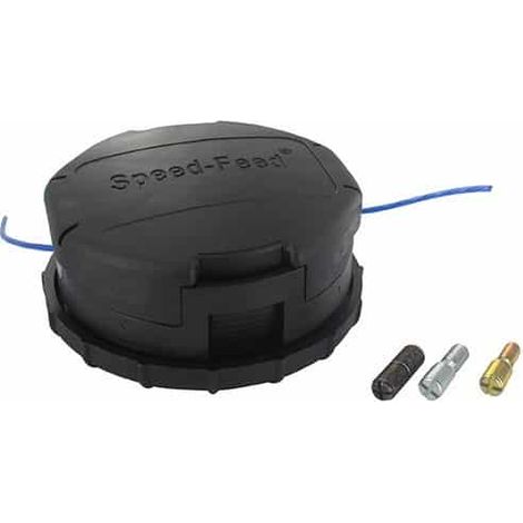 Tête de débroussailleuse nylon Speed Feed 450 – X047000581 – 3 adaptateurs – Compatible débroussailleuses – Réserve de 6m (1/2)