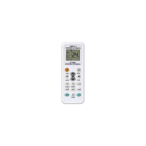 Telecommande Universelle Plus de 1000 Marques, Télécommande Climatiseur Universelle pour LG Climatiseur Fujitsu, Samsung, Daikin, LG, Hisense, Geepas, Panasonic, Gree, Midea, Haier, Sharp K-1028E