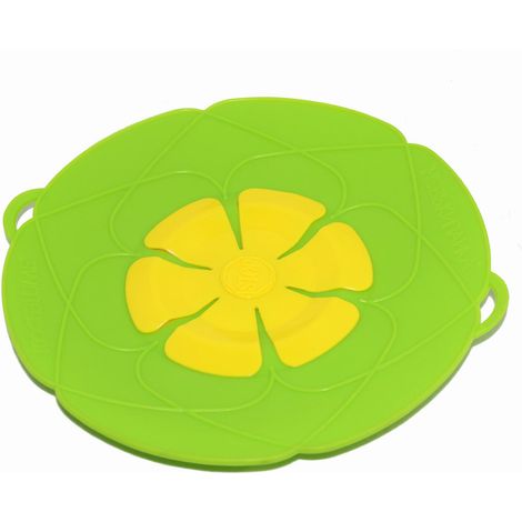 Couvercle anti-déversement en silicone de 28 cm, protection contre l'ébullition, outil de cuisine multifonction