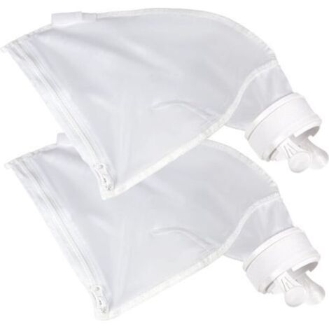 Sac pour Nettoyeur de Piscine pour Polaris 280480, Sacs à glissière en Nylon Blanc Tout Usage(2pk) (1/4)