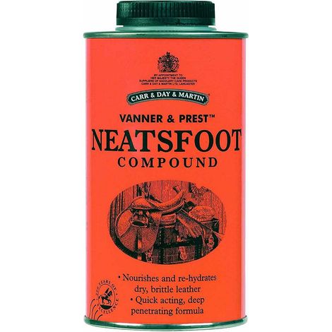 Vanner & Prest Neatsfoot Compound olio per cuoio ammorbidisce e idrata 500 ml