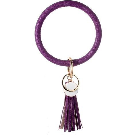 Bracelet porte-clés (violet)