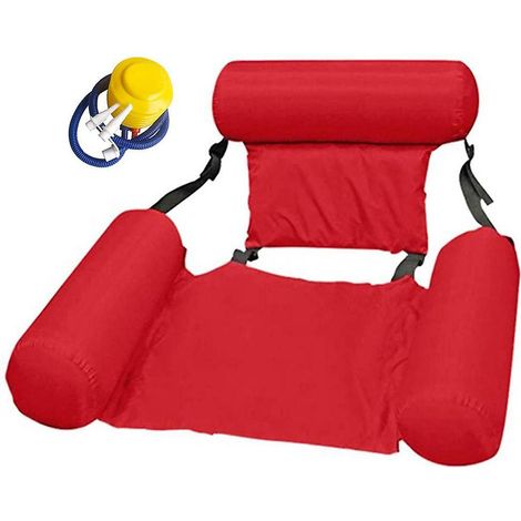 Dossier de chaise flottante gonflable, chaise longue aquatique durable et portable (1/5)